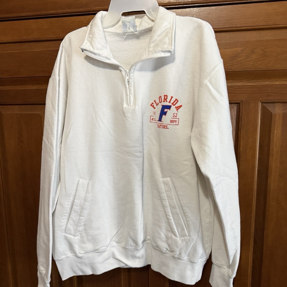 Champion Florida Gators NCAA Men's Powerblend 1/4 Zip‎ Pullover Jacket SZ XL